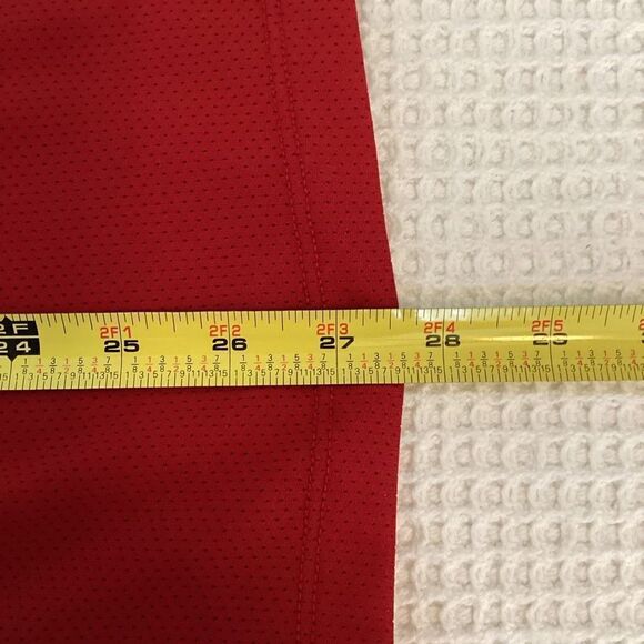 Men's Nike Pro Combat Fitted Performance Tee Shirt Red/Gray Large - Picture 8 of 8